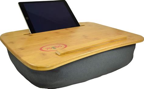 The Perfect Laptop Or Tablet Lap Desk Bamboo Top Built In Slot For