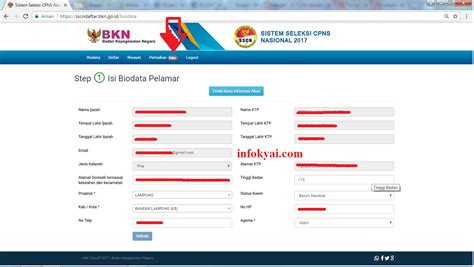 Cara Ubah Biodata Cpns RUMAH PENDIDIK