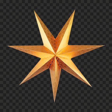 Christmas Golden Star Hd Transparent Png Citypng