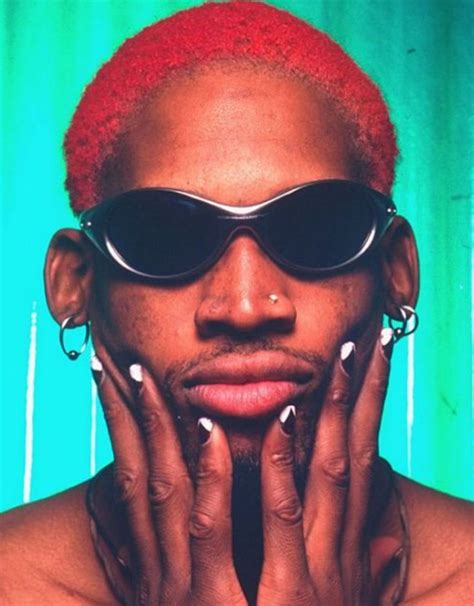 I D Dennis Rodman Mini Art Denis Rodman