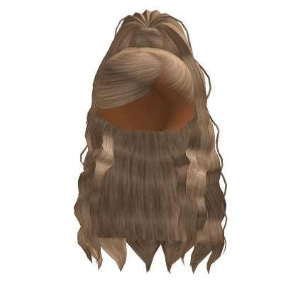 Blonde Ponytail With Side Swoop Roblox Item Rolimon S