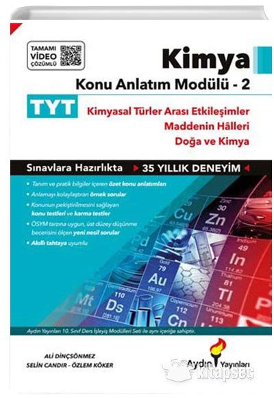 TYT Kimya Konu Anlatım Modülü 2 Kimyasal Türler Arası Etkileşimler