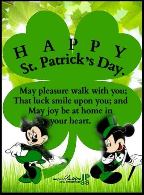 Disney Micky And Minnie Irish St Patrick S Day Quote Pictures Photos