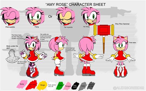 Female Sonic Characters Anatomy By Drawloverlala On Deviantart Sonic