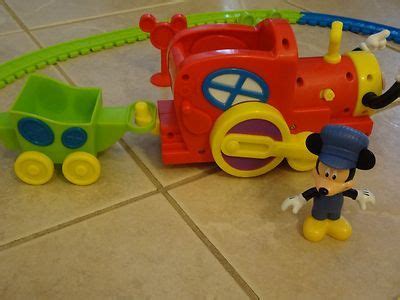 MICKEY MOUSE CLUBHOUSE CHOO CHOO EXPRESS TRAIN SET Fisher Price Retired ...