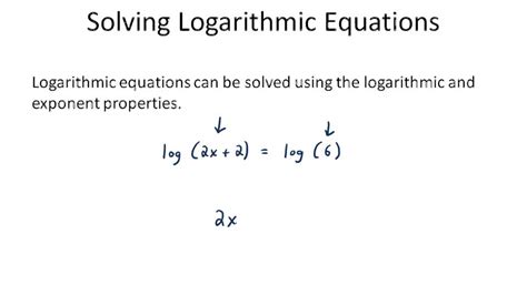 Logarithmic Equations Ck 12 Foundation