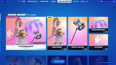 Fortnite Skin Ariana Grande Ya Disponible Precio Y Contenidos