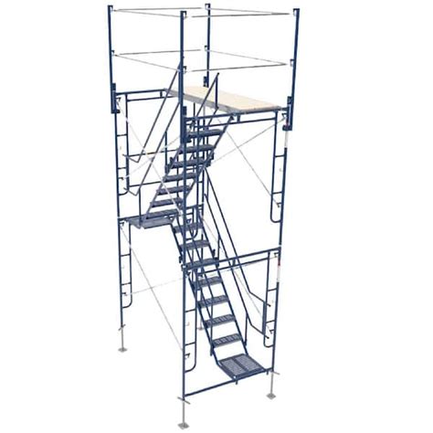 MetalTech 5 Ft X 7 Ft X 13 Ft 2 Stories Mason Stairway Scaffolding