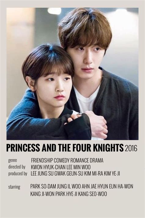 Minimalist Poster Kdrama Princess And The Four Knights In 2024