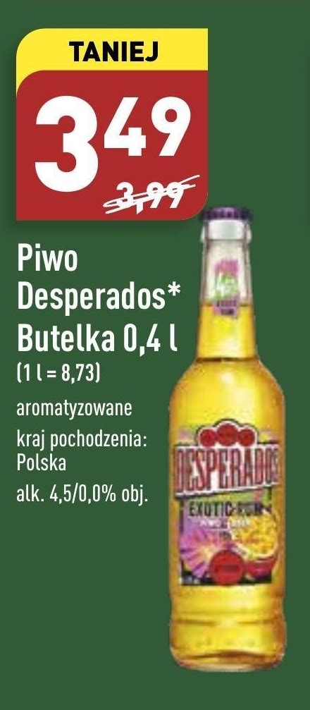 Archiwum Desperados Exotic Rum Piwo Aromatyzowane 400 Ml Aldi 18