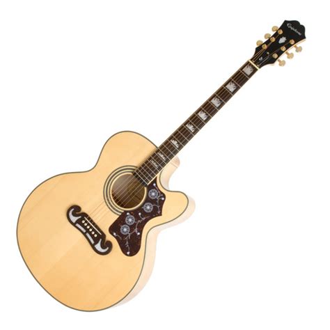 Epiphone Ej 200ce Electro Acoustic Guitar Natural Ex Demo At Gear4music