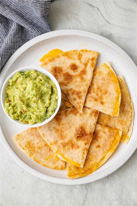 Easy Cheese Quesadilla Flour Tortilla Quesadilla Cheese