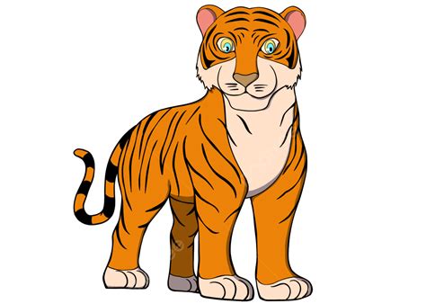 Desenho De Tigre Fofo Png Tigre Desenho Animado Tigre Dos Desenhos