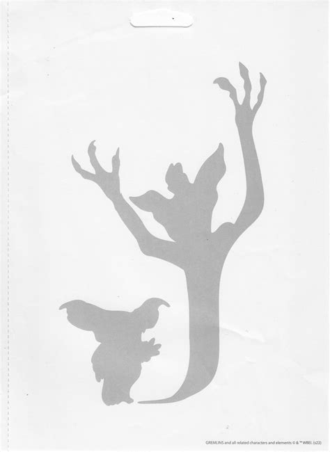 Gremlins: Gizmo (Free Pumpkin Stencil - Pumpkin Pattern - Pumpkin ...