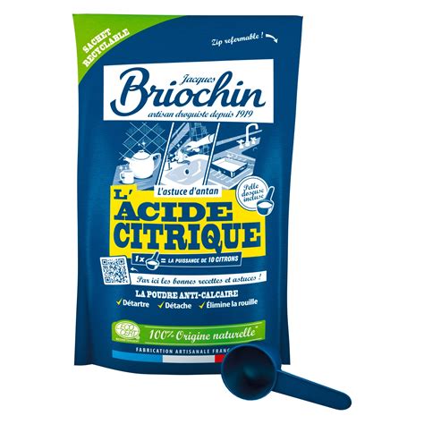 L Acide Citrique Briochin Sachet De G