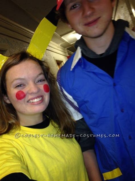 Cutest Couples Costume Ash Ketchum And Pikachu