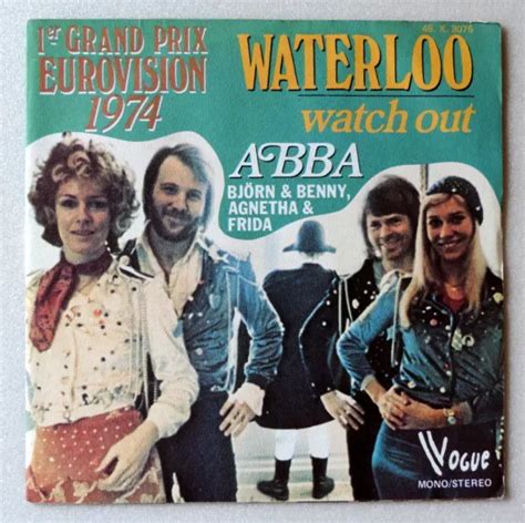 Rock Pop Abba Bj Rn Benny Agnetha Frida Waterloo Sp