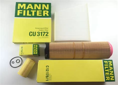 MANN FILTER FILTRE À Huile à Air Pollen W211 S211 200 220 270 CDI