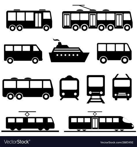 Public Transportation Vector