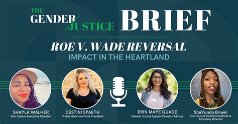 Roe V Wades Reversal Impact In The Heartland The Gender Justice Brief