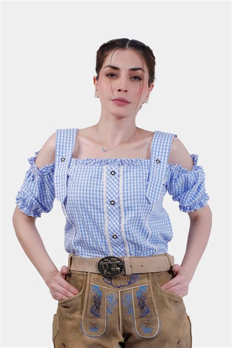 Bavarian Trachten Blouse Katrina For Women Bayerische Alpen