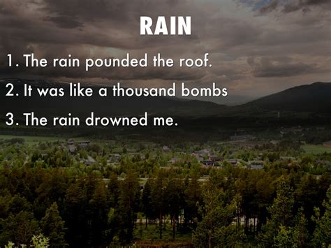 Haiku Poems About Rain