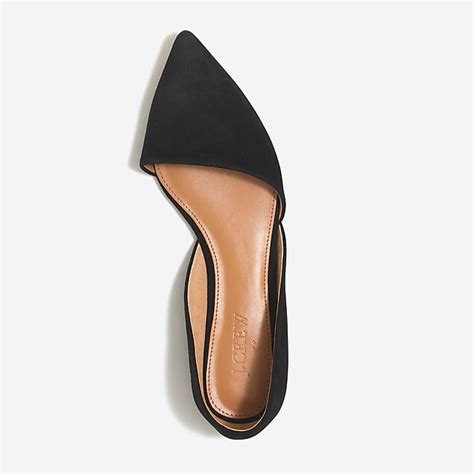 Zoe Suede D Orsay Flats Women S Footwear J Crew