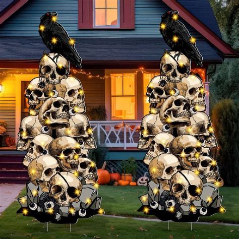 The Holiday Aisle® 39" Halloween Decorations Outdoor Yard Signs With ...