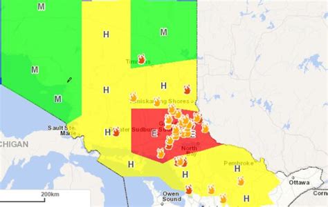 Crews Battling Rash Of Forest Fires In Northeastern Ontario Cbc News