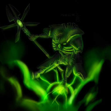 Necron Lord By Kuro Kuma On Deviantart