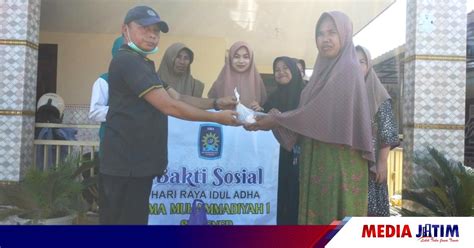 Rayakan Iduladha Sma Muhammadiyah Sumenep Bagikan Bungkus Daging