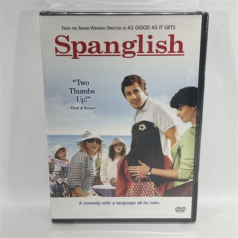 Spanglish Dvd Romantic Comedy Drama Widescreen Adam Sandler Cloris