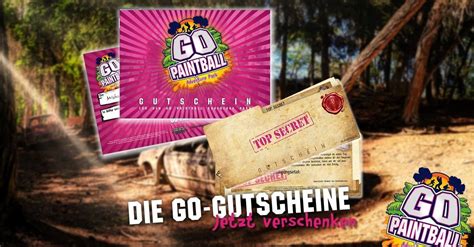 GUTSCHEINE ZU JEDER GELEGENHEIT GO PAINTBALL ADVENTURE PARK