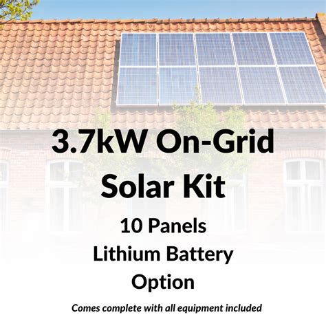 W On Grid Solar Kit Panels With Battery Option Sunstore Solar