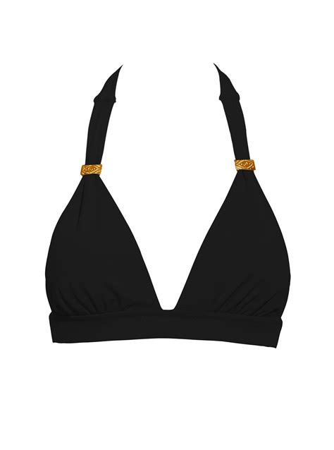 Haut De Maillot De Bain Triangle Noir Color Mix