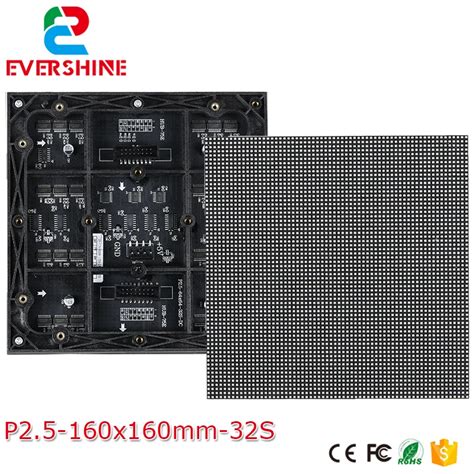 Fashionable Best Full Color Indoor P2 5 Led Module Smd Rgb 1 32scan 160x160mm 64x64pixels Hd