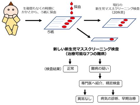 治療可能な難病を早期発見する新しい新生児マススクリーニング 神戸大学ニュースサイト