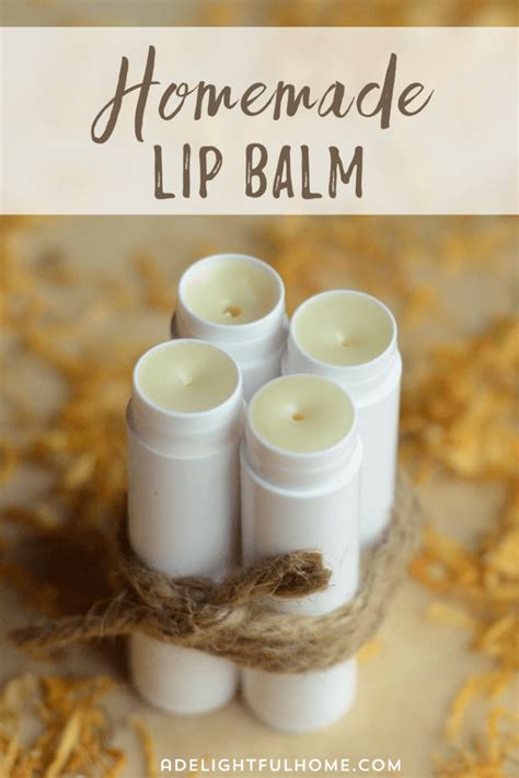 All Natural Homemade Lip Balm Recipe No Fuss Natural