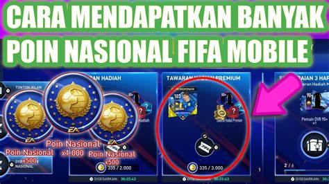 Cara Mendapatkan Poin Nasional Fifa Mobile Cara Menggunakan Poin