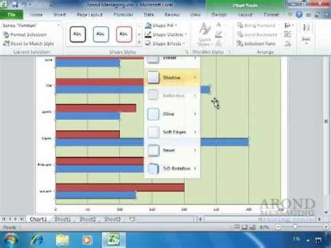 Using Excel Add Effects To A Chart Element Youtube