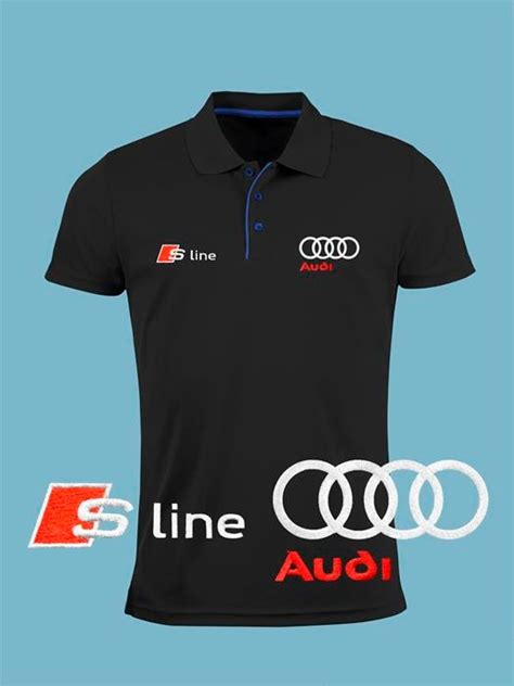 Audi S Line Haft Logo Męska Koszulka Polo 11986163372 Allegro Pl