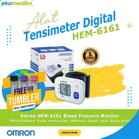 Jual Tensimeter Omron Hem Tensi Digital Pergelangan Tangan Ekomedika