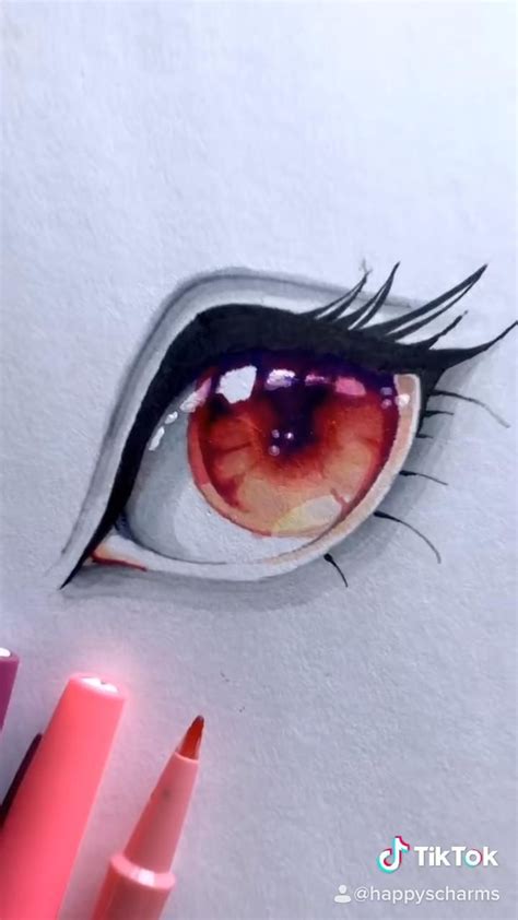 Anime Eye Drawing Tik Tok Video Anime Eye Drawing Character Drawing Anime Drawings