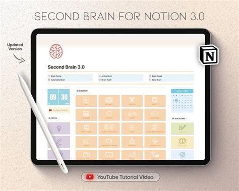 Second Brain For Notion Never Forget Your Ideas Pin Capture And