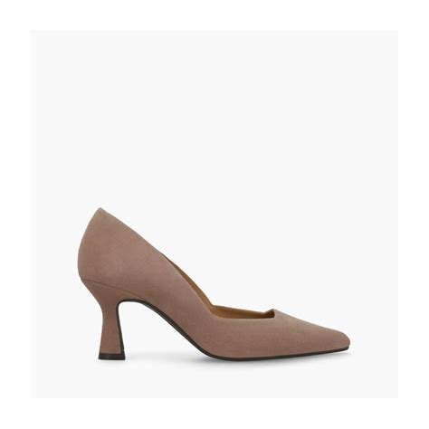 Zapatos de salón de mujer en ante de color nude I LODI Zapatos de