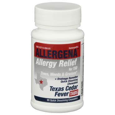 Allergena Cedar Fever Tabs - Meditrend, Inc.