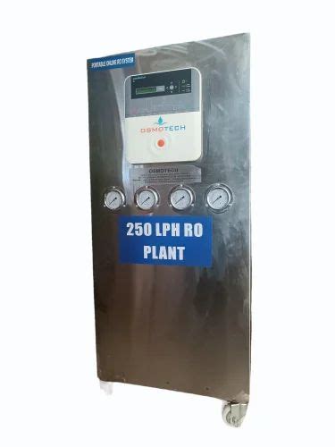 Portable Ro Plant For Dialysis Lph Stainless Steel At Rs In