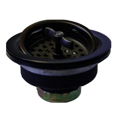 Westbrass 3 1 2 In Wing Nut Style Large Kitchen Basket Strainer In