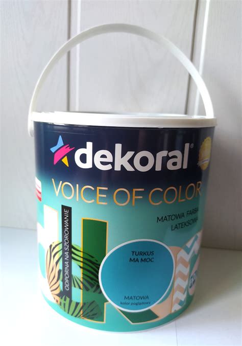 Farba Dekoral Voice of Color Turkus ma Moc 2 5 l Leżajsk Kup teraz