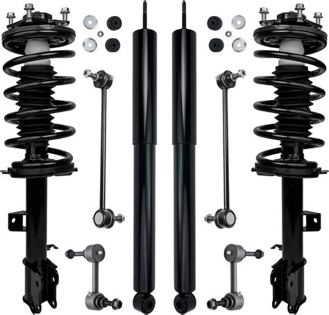 Amazon Autoshack Front Rear Complete Struts Coil Springs And